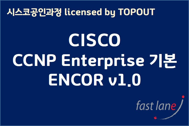 CCNP Enterprise 기본 ENCOR v1.0 (Implementing and Operating Cisco Enterprise Network Core Technologies)